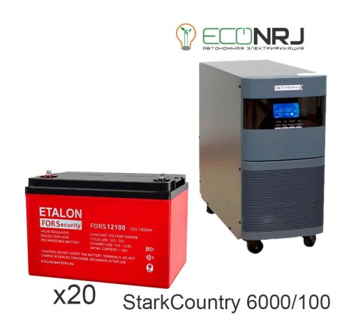 Stark Country 6000 Online, 12А + ETALON FORS 12100