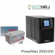 ИБП POWERMAN ONLINE 3000 Plus + Vektor VPbC 12-200