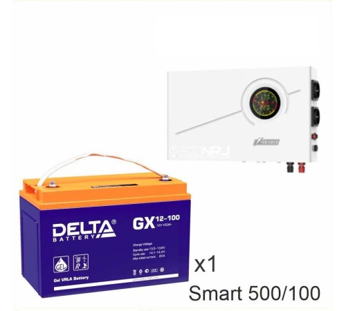 ИБП Powerman Smart 500 INV + Delta GX 12-100