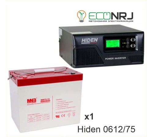 ИБП Hiden Control HPS20-0612 + MNB MМ75-12