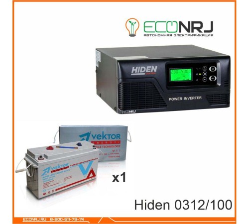 ИБП Hiden Control HPS20-0312 + Vektor VPbC 12-100