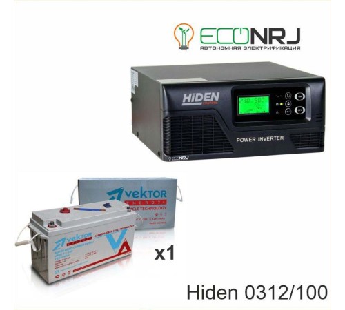 ИБП Hiden Control HPS20-0312 + Vektor VPbC 12-100