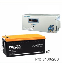 Энергия PRO-3400 + Аккумуляторная батарея Delta CGD 12200