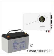 ИБП Powerman Smart 1000 INV + LEOCH DJM12100