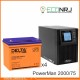 ИБП POWERMAN ONLINE 2000 Plus + Delta DTM 1275 L