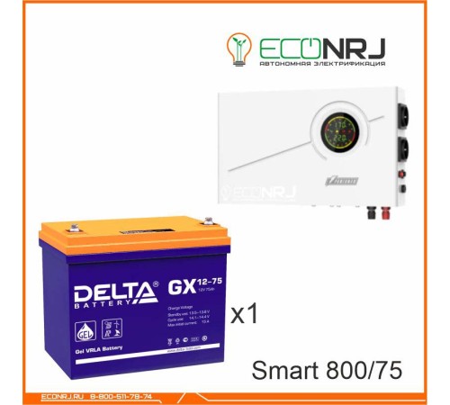 ИБП Powerman Smart 800 INV + Delta GX 12-75