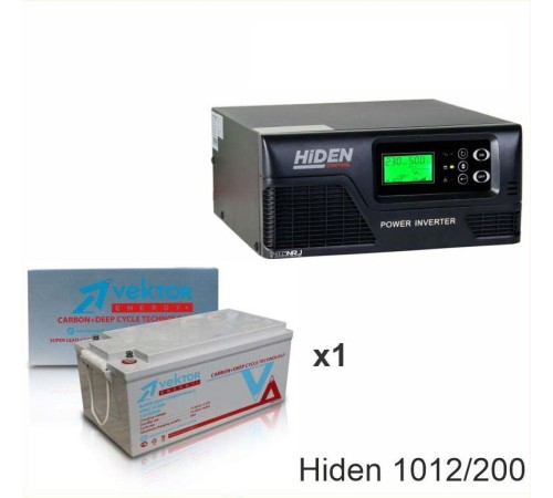 ИБП Hiden Control HPS20-1012 + Vektor VPbC 12-200