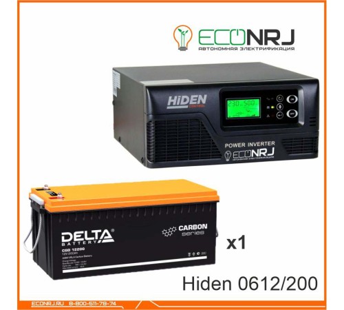 ИБП Hiden Control HPS20-0612 + Delta CGD 12200