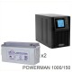 ИБП POWERMAN ONLINE 1000 Plus + LEOCH DJM12150