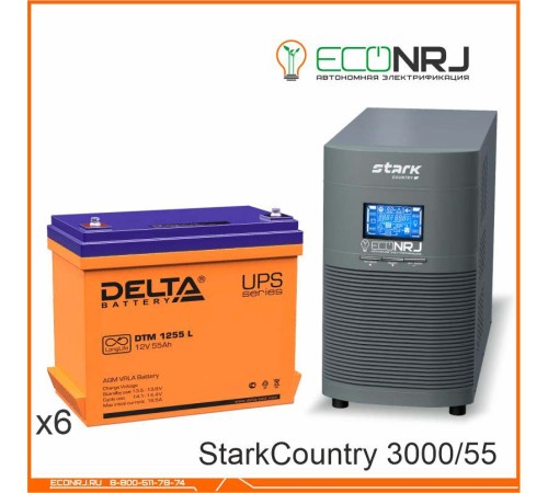 Stark Country 3000 Online, 12А + Delta DTM 1255 L