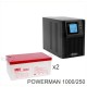 ИБП POWERMAN ONLINE 1000 Plus + MNB MМ250-12