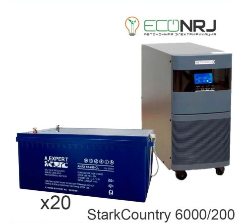 Stark Country 6000 Online, 12А + ETALON AHRX 12-200 GL