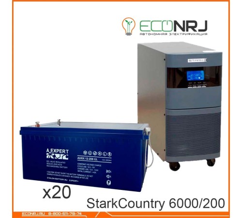 Stark Country 6000 Online, 12А + ETALON AHRX 12-200 GL