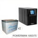 ИБП POWERMAN ONLINE 1000 Plus + LEOCH DJM1275