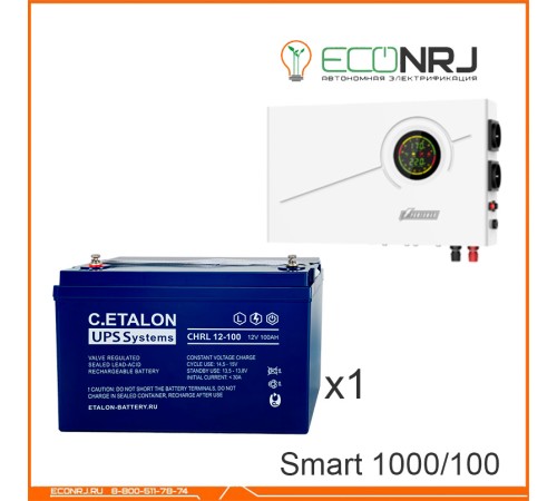 ИБП Powerman Smart 1000 INV + ETALON CHRL 12-100