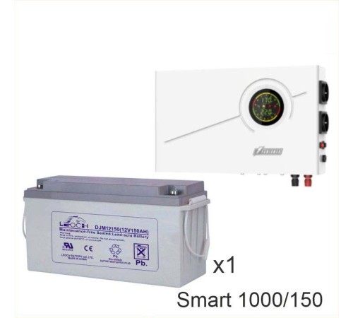 ИБП Powerman Smart 1000 INV + LEOCH DJM12150