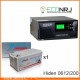 ИБП Hiden Control HPS20-0612 + Vektor VPbC 12-200