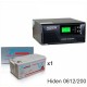 ИБП Hiden Control HPS20-0612 + Vektor VPbC 12-200