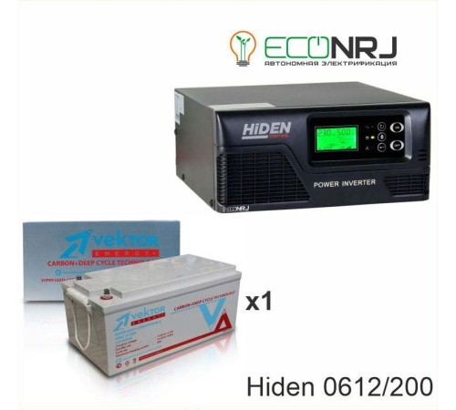 ИБП Hiden Control HPS20-0612 + Vektor VPbC 12-200