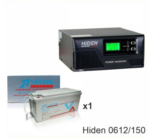 ИБП Hiden Control HPS20-0612 + Vektor VPbC 12-150