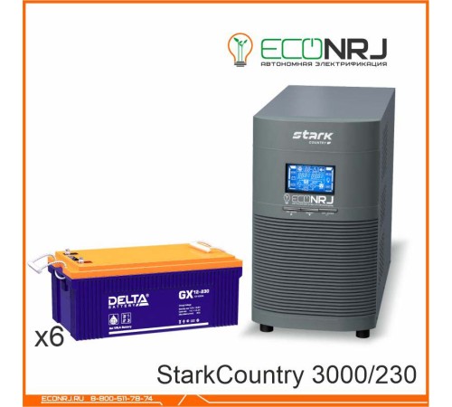 Stark Country 3000 Online, 12А + Delta GX 12-230