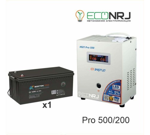 Энергия PRO-500 + Восток PRO CK 12200