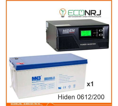 ИБП Hiden Control HPS20-0612 + MNB MNG200-12