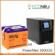 ИБП POWERMAN ONLINE 2000 Plus + Delta GEL 12-33