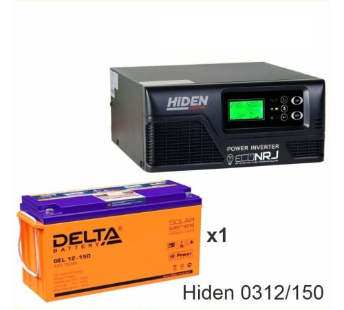 ИБП Hiden Control HPS20-0312 + Delta GEL 12-150