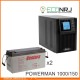 ИБП POWERMAN ONLINE 1000 Plus + Ventura GPL 12-150