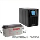 ИБП POWERMAN ONLINE 1000 Plus + Ventura GPL 12-150