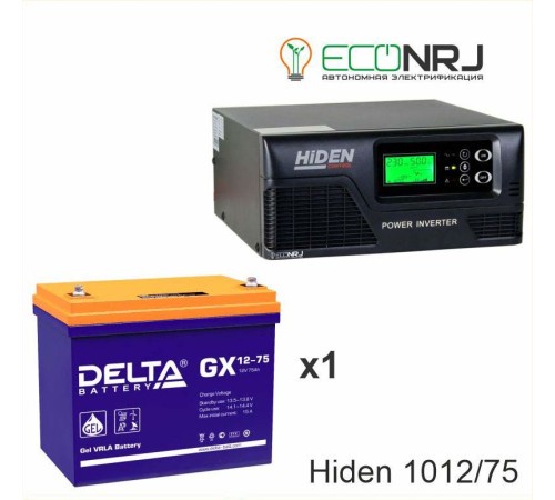 ИБП Hiden Control HPS20-1012 + Delta GX 12-75