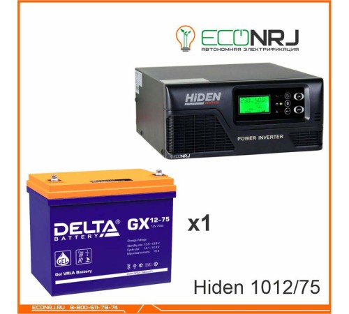 ИБП Hiden Control HPS20-1012 + Delta GX 12-75