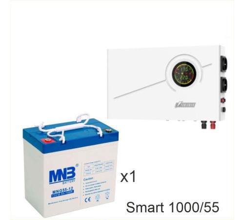 ИБП Powerman Smart 1000 INV + MNB MNG55-12