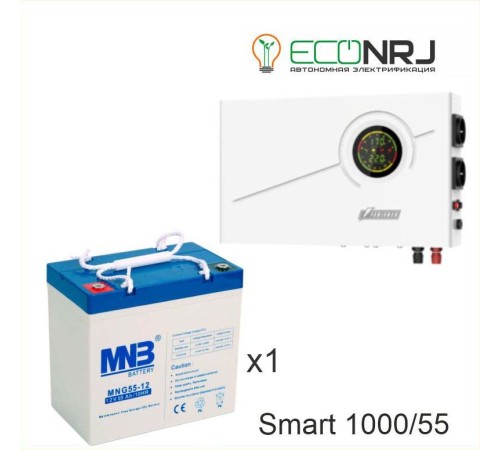 ИБП Powerman Smart 1000 INV + MNB MNG55-12