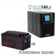 ИБП POWERMAN ONLINE 3000 Plus + CSB GPL12650