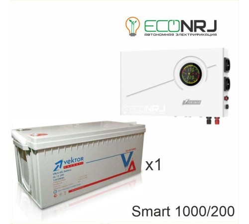 ИБП Powerman Smart 1000 INV + Vektor GL 12-200