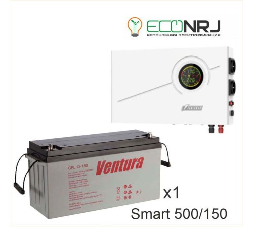 ИБП Powerman Smart 500 INV + Ventura GPL 12-150