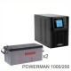 ИБП POWERMAN ONLINE 1000 Plus + Ventura GPL 12-200