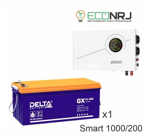 ИБП Powerman Smart 1000 INV + Delta GX 12-200