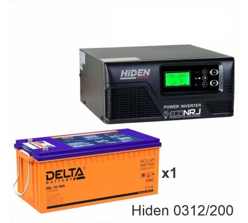 ИБП Hiden Control HPS20-0312 + Delta GEL 12-200