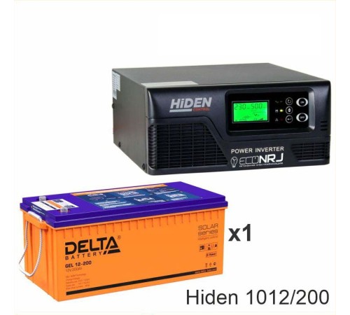 ИБП Hiden Control HPS20-1012 + Delta GEL 12-200