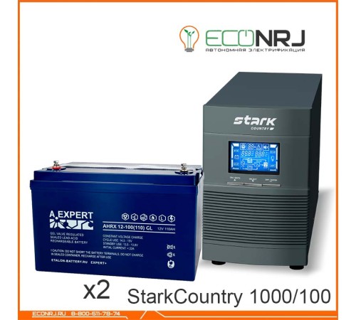 Stark Country 1000 Online, 16А + ETALON AHRX 12-100 GL