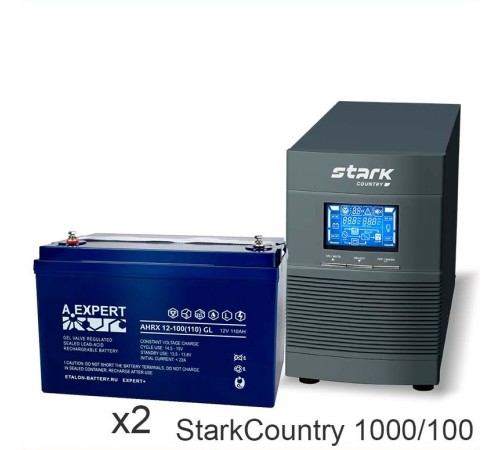 Stark Country 1000 Online, 16А + ETALON AHRX 12-100 GL