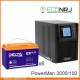 ИБП POWERMAN ONLINE 3000 Plus + Delta GX 12-100