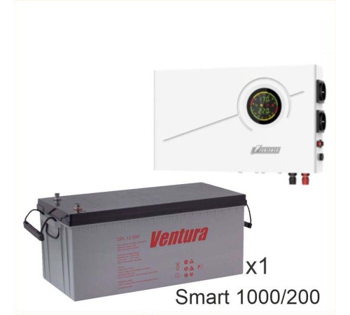 ИБП Powerman Smart 1000 INV + Ventura GPL 12-200