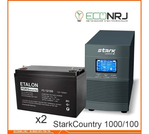 Stark Country 1000 Online, 16А + ETALON FS 12100