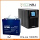 ИБП POWERMAN ONLINE 1000 Plus + ETALON CHRL 12-55