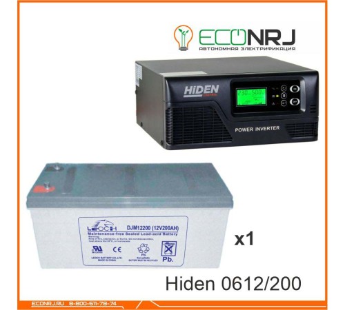 ИБП Hiden Control HPS20-0612 + LEOCH DJM12200