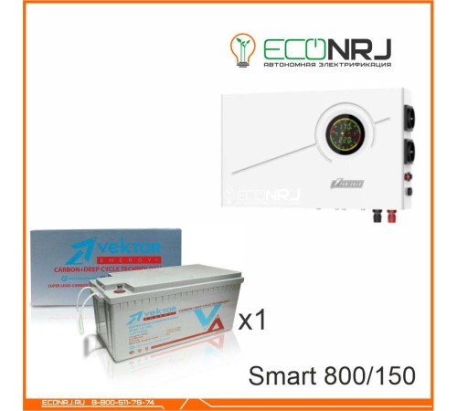 ИБП Powerman Smart 800 INV + Vektor VPbC 12-150